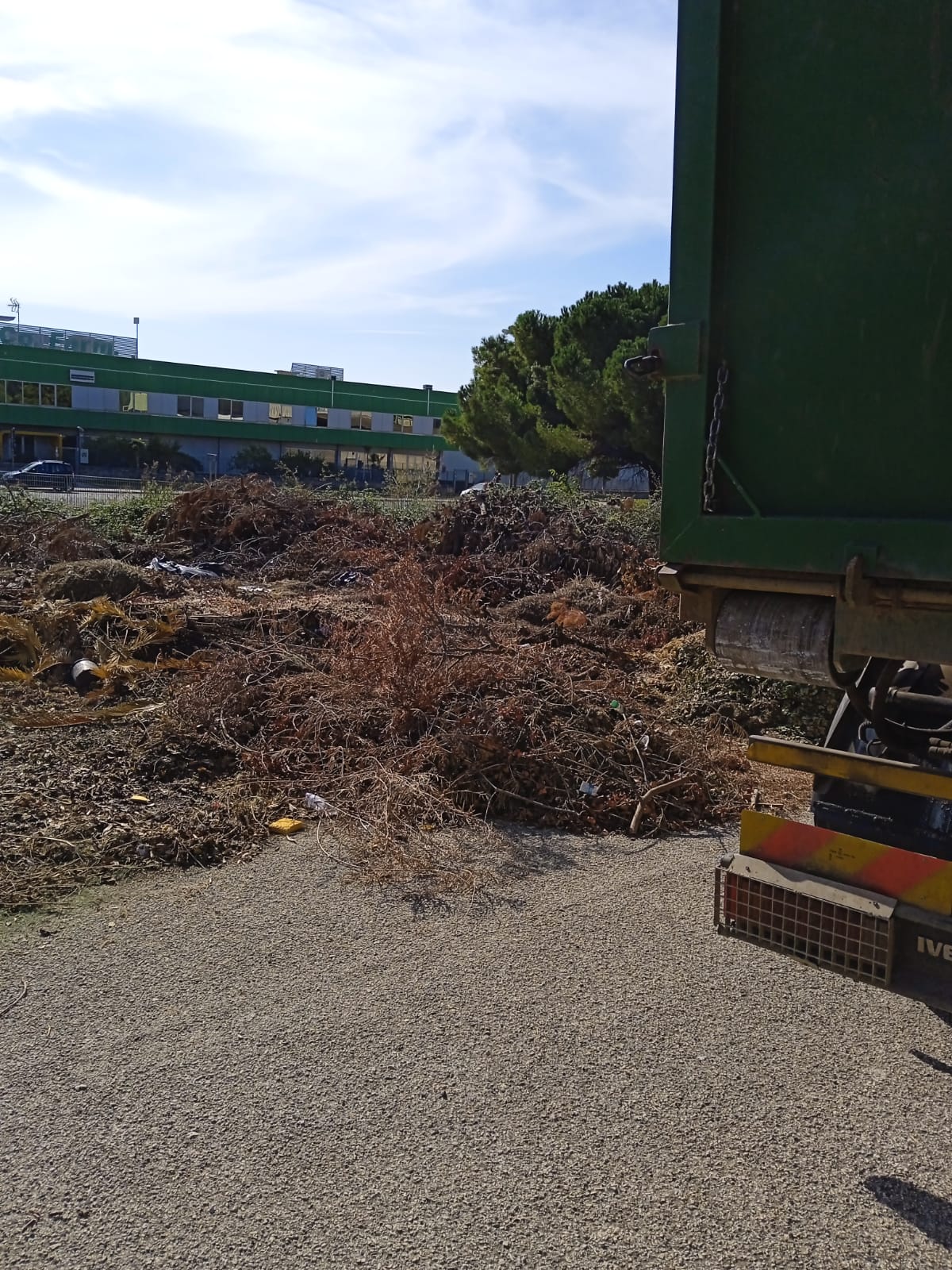 Punto di stoccaggio Zona industriale