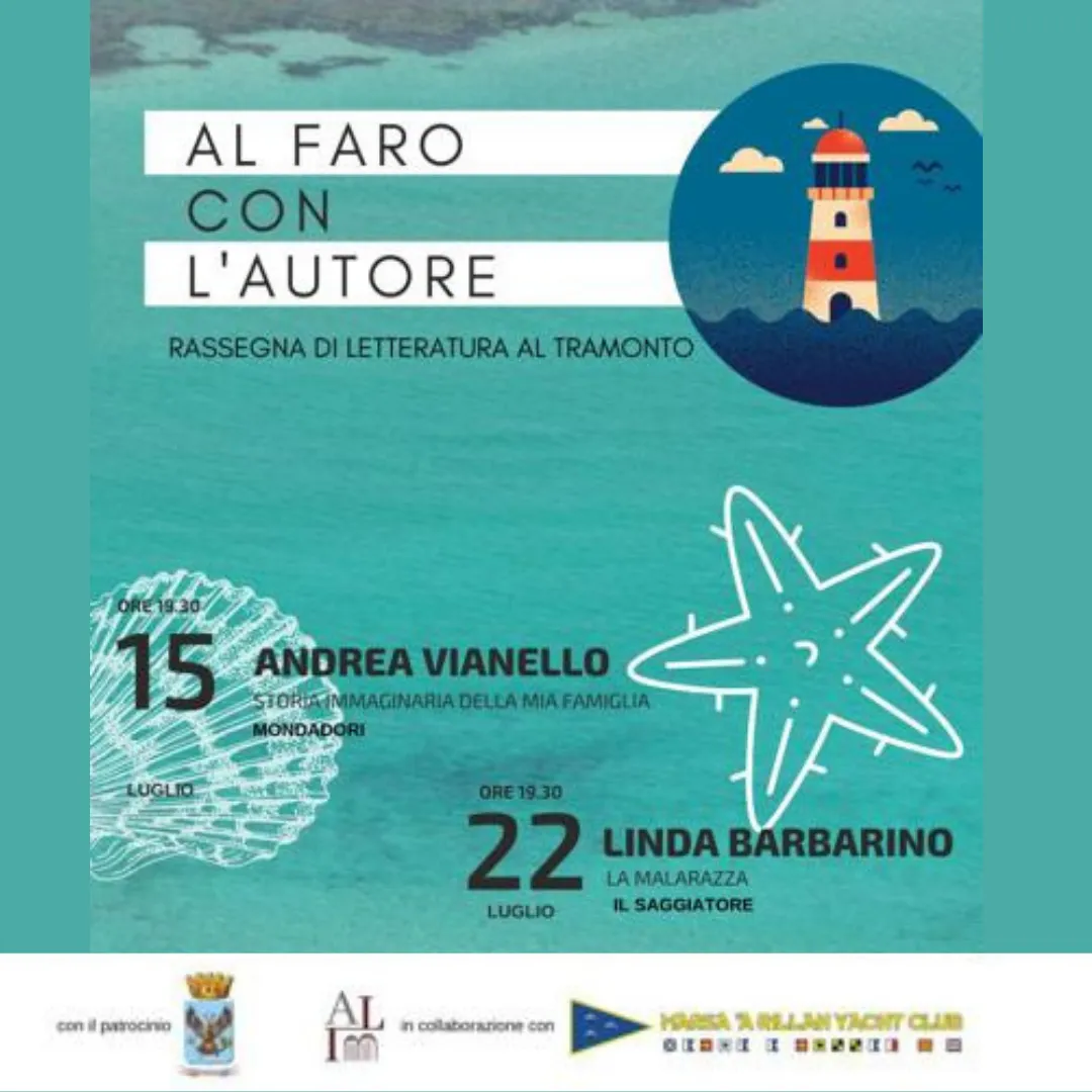 15 e 22 luglio 2023 - Al faro con l’autore - Rassegna di letteratura 