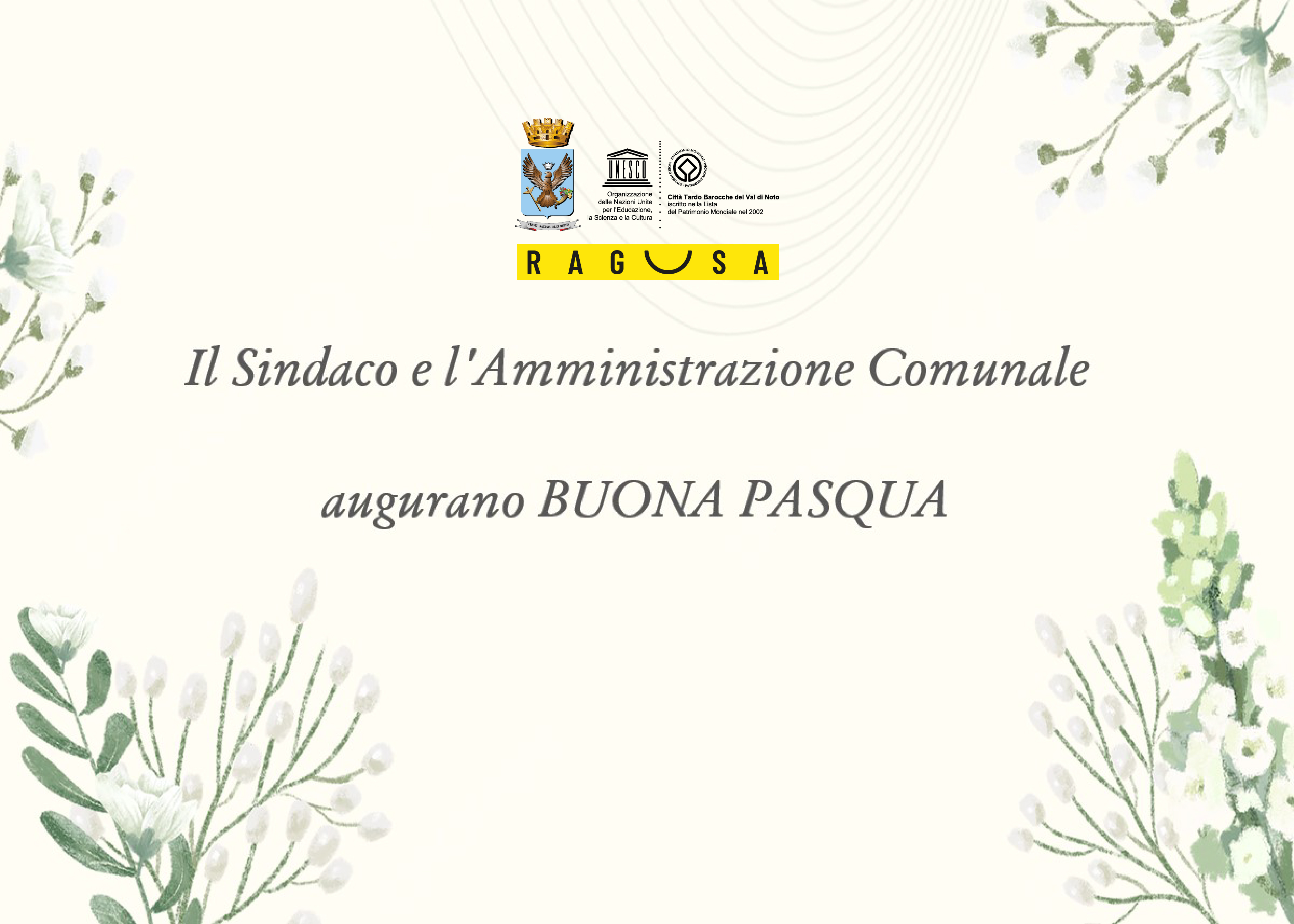 Buone Pasqua Sindaco e Amministrazione Comunale