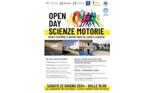 Un open day per scoprire il nuovo corso di Laurea in Scienze Motorie