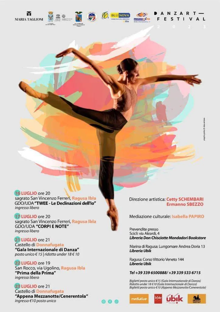 16-17, 21, 22, 23 luglio 2023 | Danzart Festival