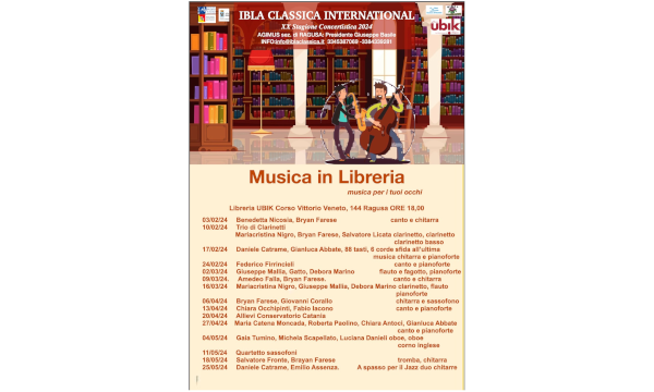 Musica in libreria - Ibla Classica International 