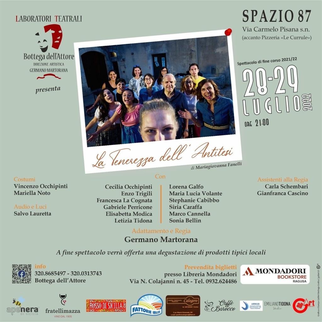 Teatro - La tenerezza dell'antitesi - Spazio 87 - Via Pisana