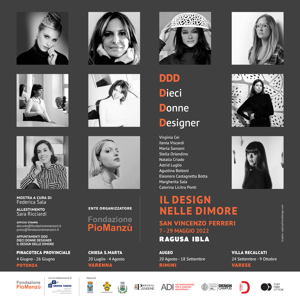 Mostra itinerante “DieciDonneDesigner” - Auditorium S.V.Ferreri
