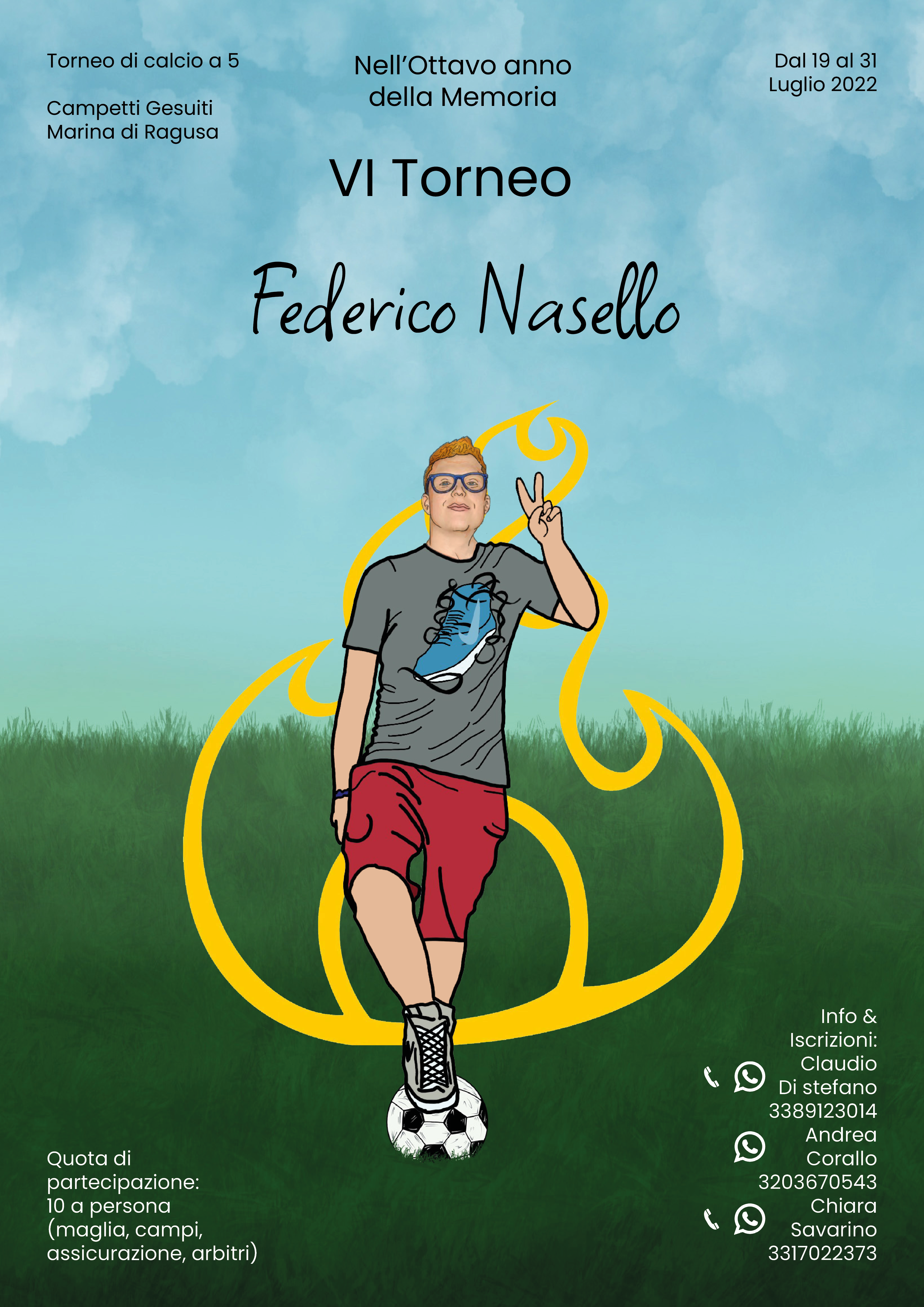  VI Torneo Federico Nasello 9-31 luglio 2022 
