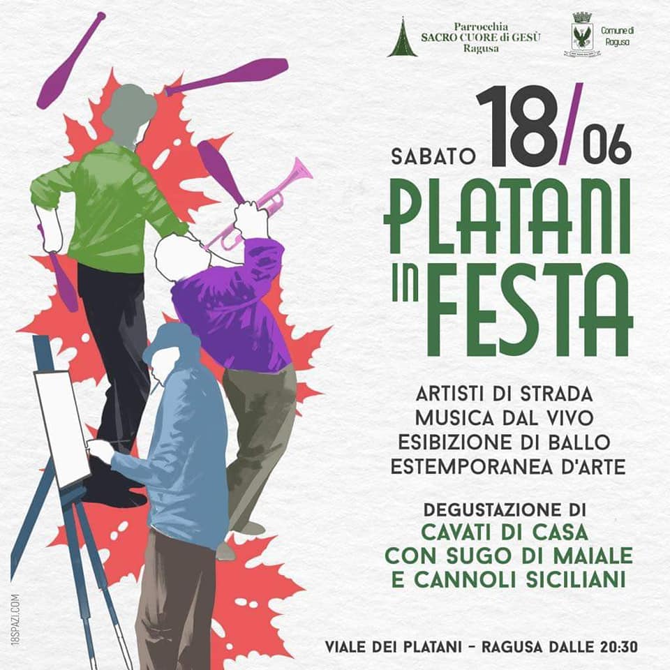 Platani in festa - 18 giugno - Viale dei Platani 