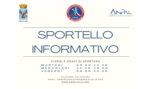 Inaugurazione Sportello informativo A.N.A.S. 